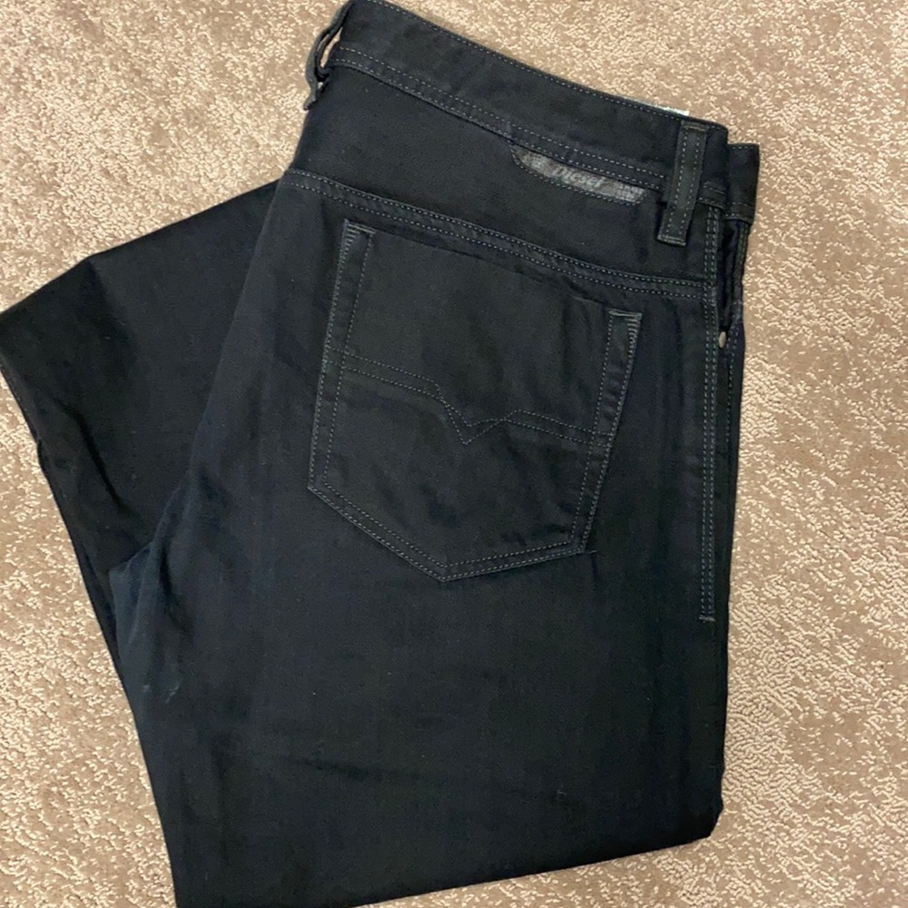 Diesel Safado slim straight black jeans 36 W